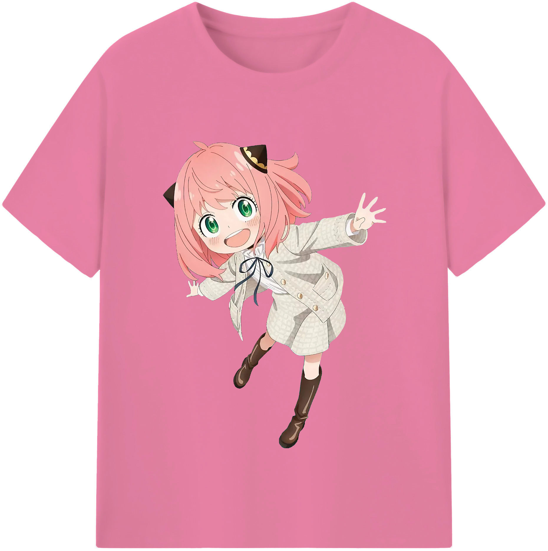 （画像用） SPY×FAMILY间谍家家酒 綿100％半袖Tシャツ（フロントプリント）